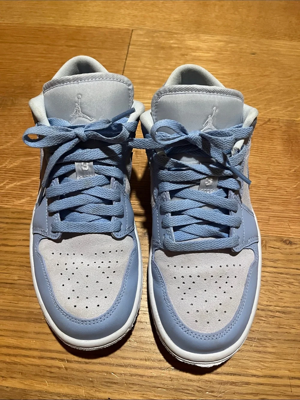 Jordan Sneakers in Light Blue and White
